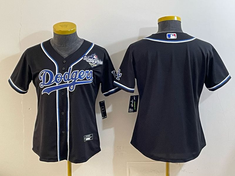 Youth 2026 Los Angeles Dodgers Blank Black Game Nike MLB Jersey style 005